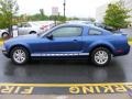 2007 Vista Blue Metallic Ford Mustang V6 Deluxe Coupe  photo #14