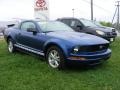 2007 Vista Blue Metallic Ford Mustang V6 Deluxe Coupe  photo #17