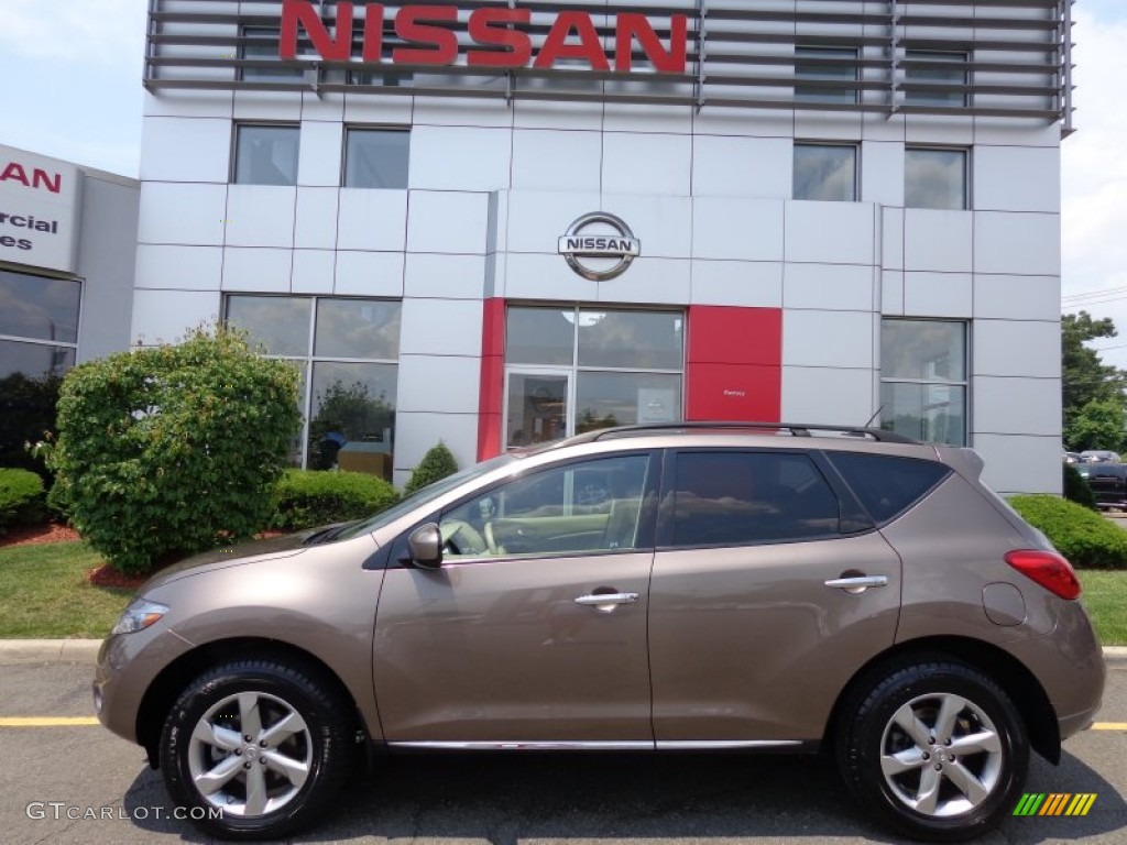 2010 Murano SL AWD - Tinted Bronze Metallic / Beige photo #2