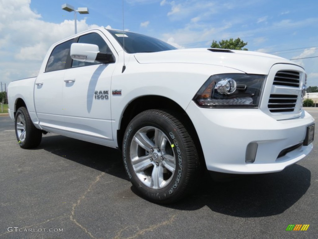 Bright White 2013 Ram 1500 Sport Crew Cab Exterior Photo #82692615