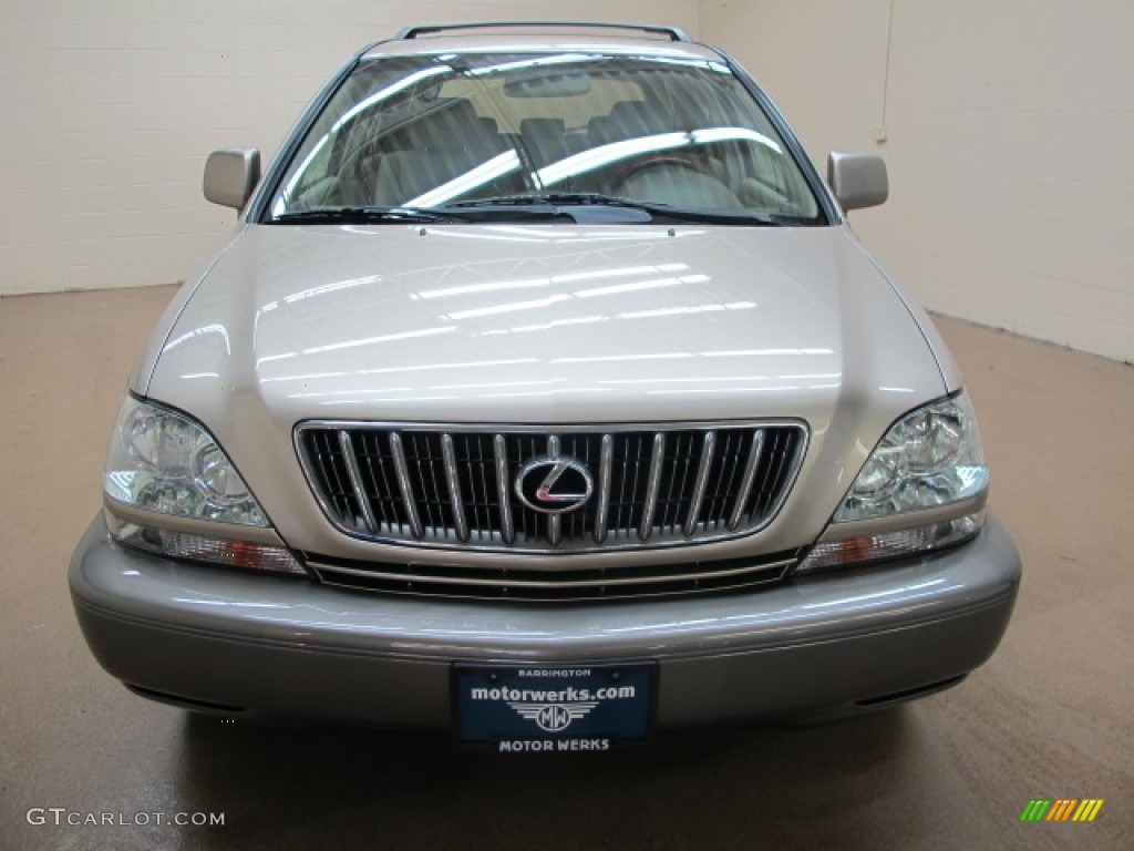 2001 RX 300 AWD - Burnished Gold Metallic / Ivory photo #2