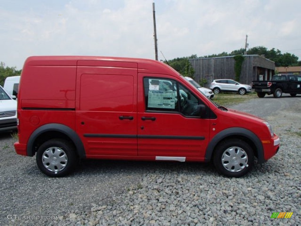 2013 Transit Connect XLT Van - Race Red / Dark Gray photo #1