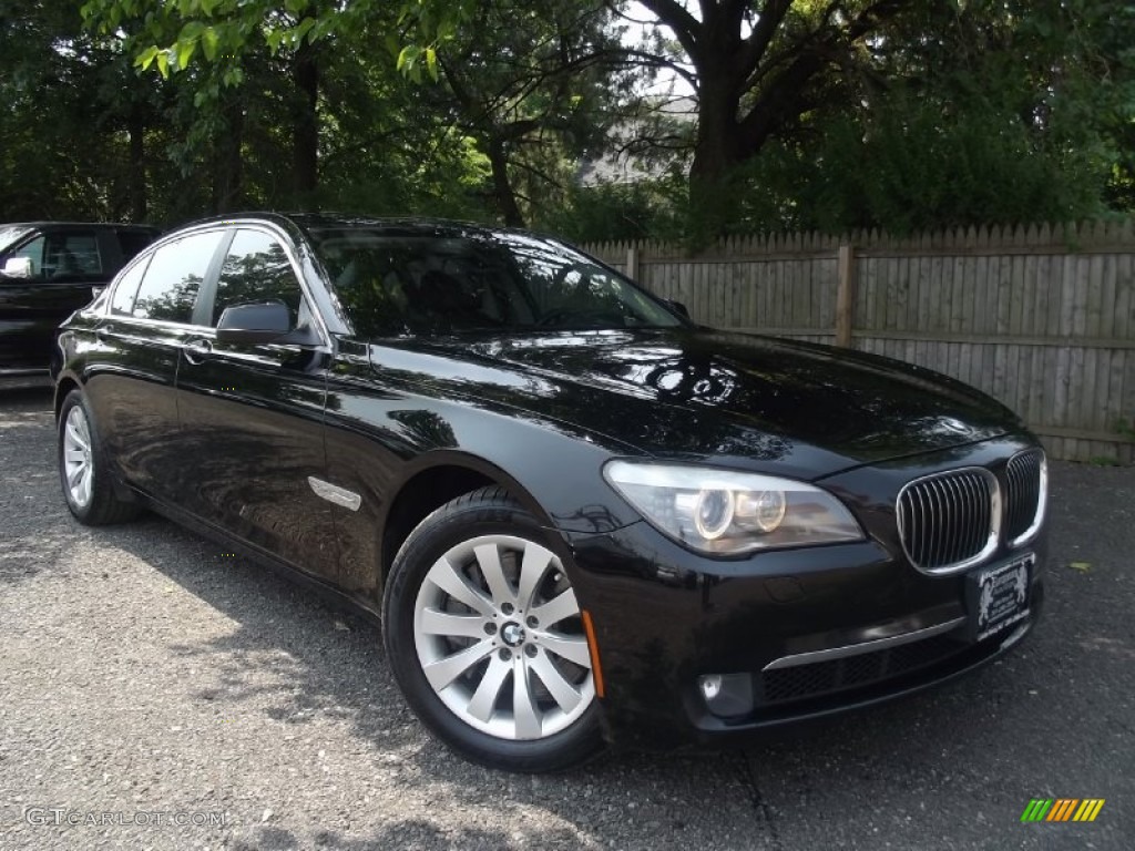 2011 7 Series 750Li xDrive Sedan - Jet Black / Black photo #2