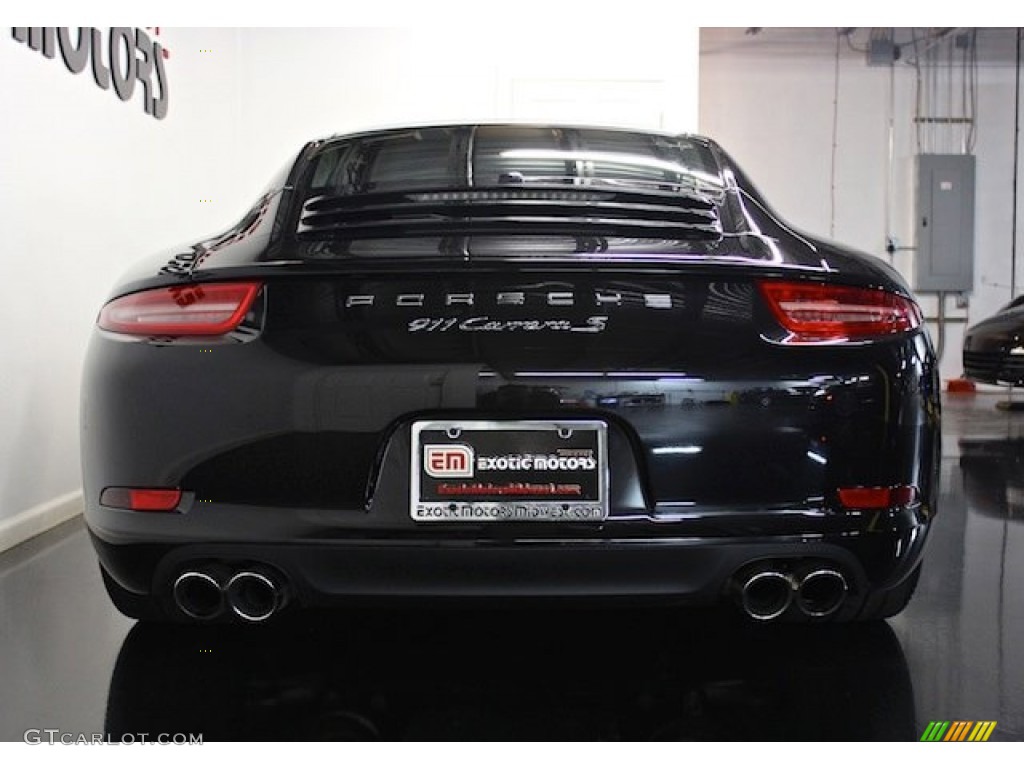 2013 911 Carrera S Coupe - Basalt Black Metallic / Agate Grey photo #12