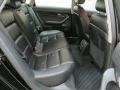 2005 Audi A6 Ebony Interior Rear Seat Photo