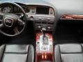 2005 Audi A6 Ebony Interior Dashboard Photo