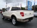 2009 White Sand Tri Coat Metallic Ford F150 Lariat SuperCrew 4x4  photo #7