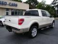 2009 White Sand Tri Coat Metallic Ford F150 Lariat SuperCrew 4x4  photo #8