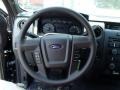 Steel Gray 2013 Ford F150 XL SuperCrew 4x4 Steering Wheel