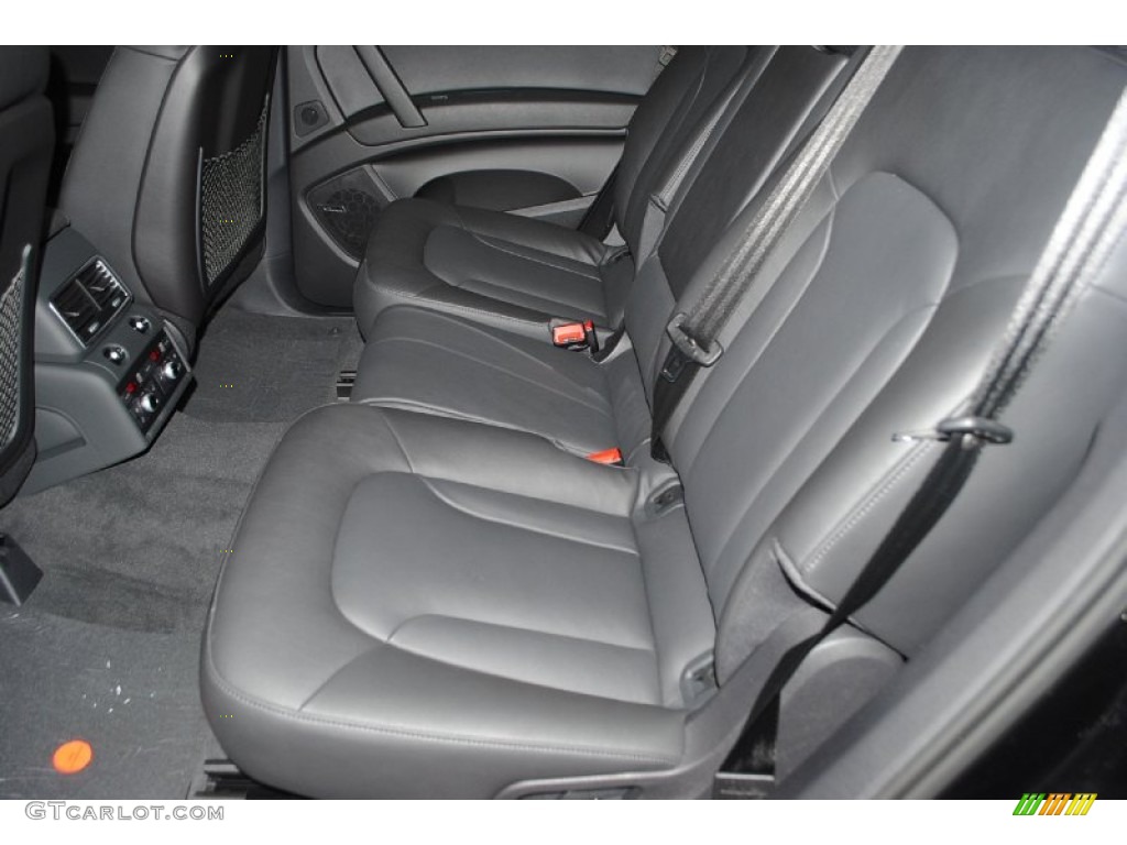 Black Interior 2013 Audi Q7 3.0 TFSI quattro Photo #82696012