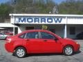 2008 Vermillion Red Ford Focus S Sedan  photo #1