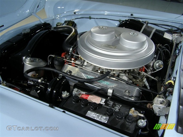1957 Ford Thunderbird Power Blue / White, Engine 1957 Ford Thunderbird Convertible Parts