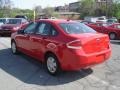 2008 Vermillion Red Ford Focus S Sedan  photo #4