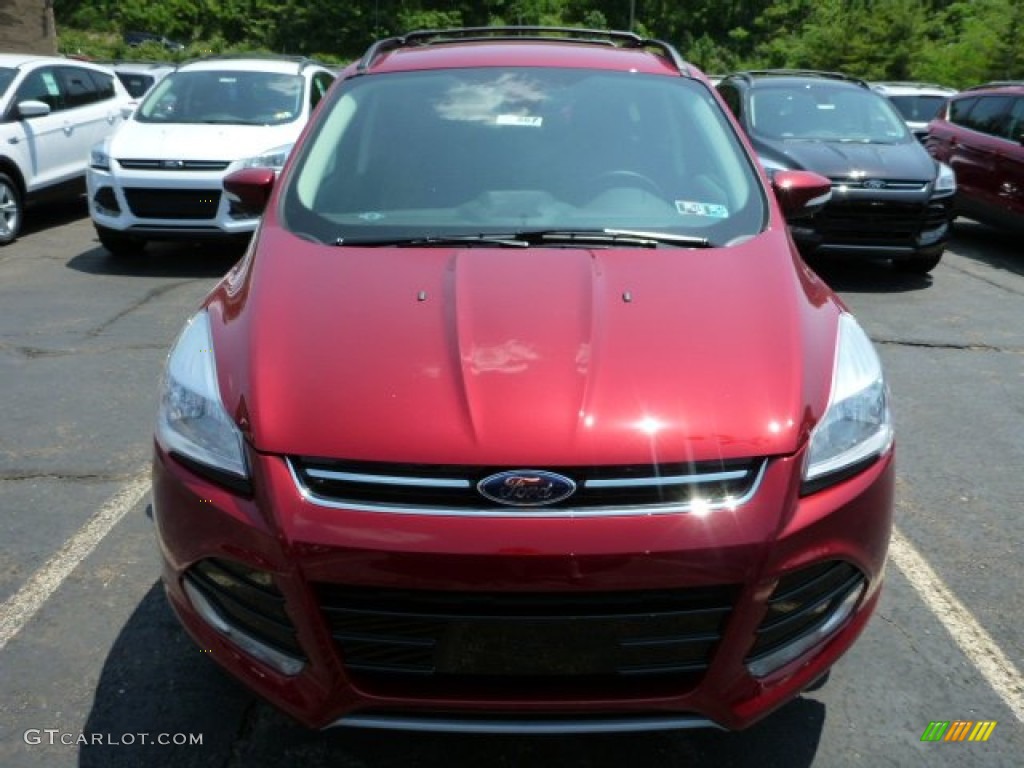 2013 Escape SEL 2.0L EcoBoost 4WD - Ruby Red Metallic / Charcoal Black photo #6