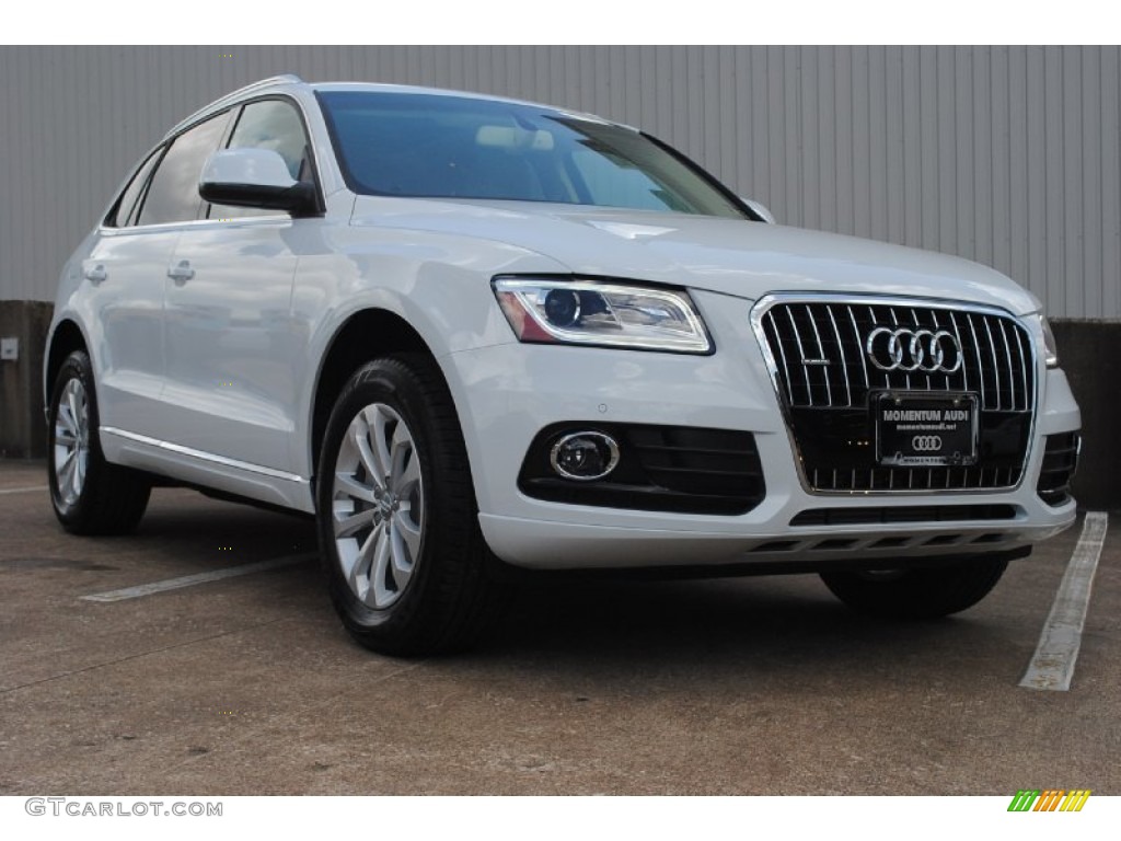2013 Q5 2.0 TFSI quattro - Glacier White Metallic / Pistachio Beige photo #1