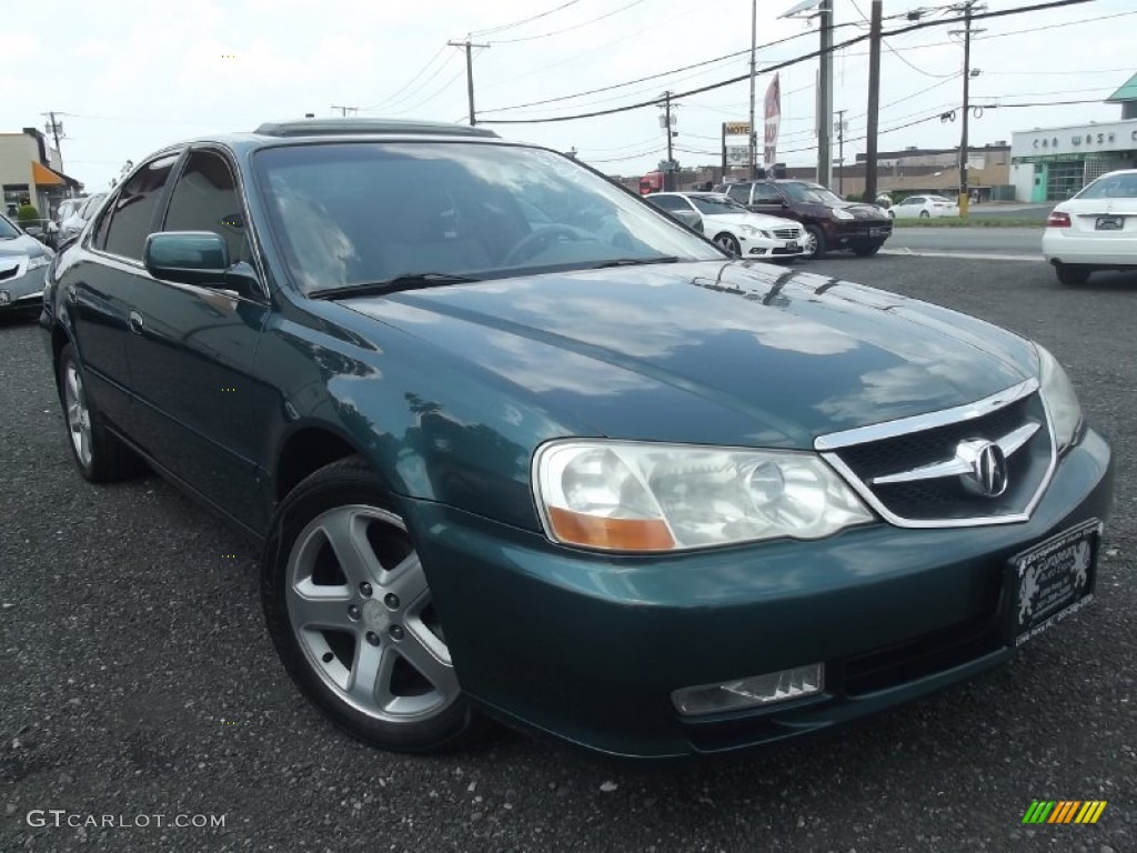 2003 TL 3.2 Type S - Noble Green Pearl / Parchment photo #2