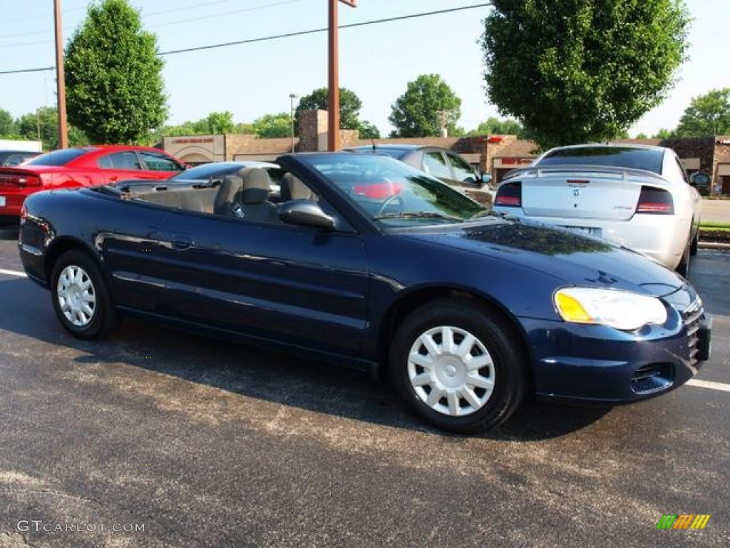 Deep Blue Pearl 2005 Chrysler Sebring Convertible Exterior Photo #82698511
