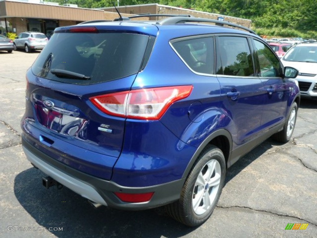 2014 Escape SE 2.0L EcoBoost 4WD - Deep Impact Blue / Charcoal Black photo #2