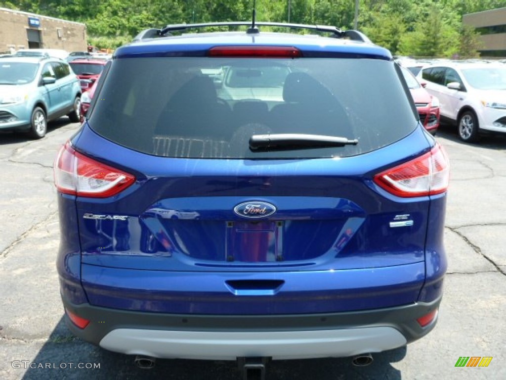 2014 Escape SE 2.0L EcoBoost 4WD - Deep Impact Blue / Charcoal Black photo #3