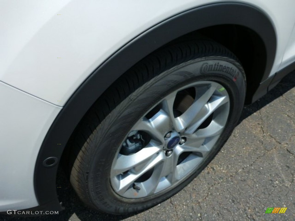 2014 Escape Titanium 1.6L EcoBoost 4WD - White Platinum / Charcoal Black photo #7