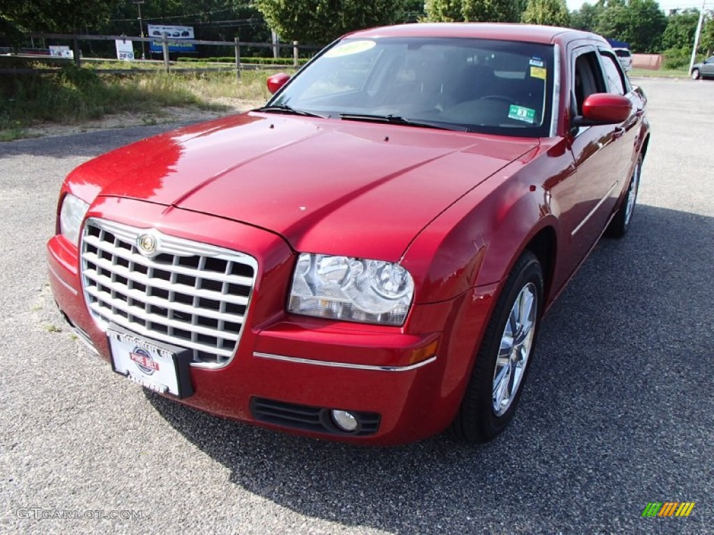 2007 300 Touring AWD - Inferno Red Crystal Pearlcoat / Dark Slate Gray/Light Slate Gray photo #2