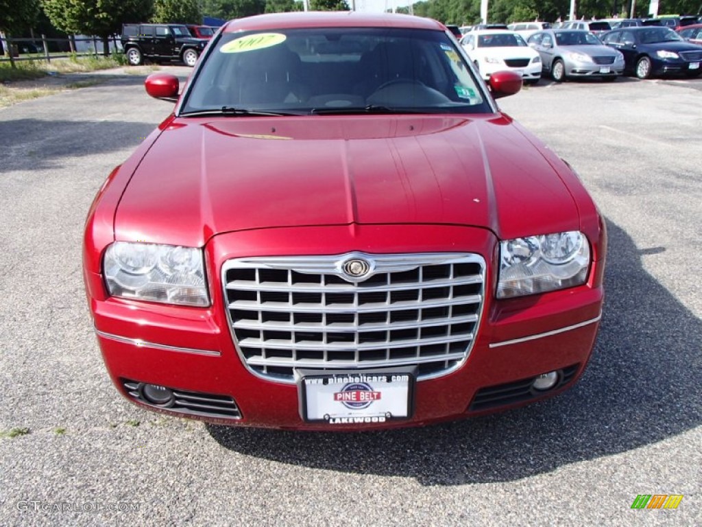 2007 300 Touring AWD - Inferno Red Crystal Pearlcoat / Dark Slate Gray/Light Slate Gray photo #3