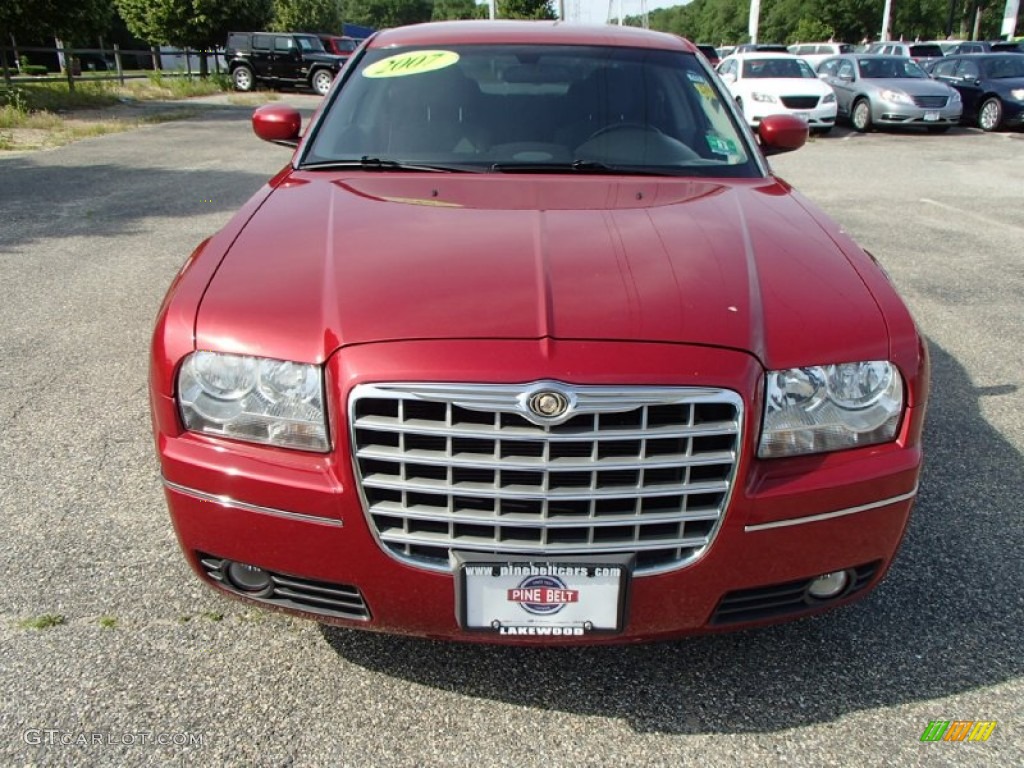 2007 300 Touring AWD - Inferno Red Crystal Pearlcoat / Dark Slate Gray/Light Slate Gray photo #4