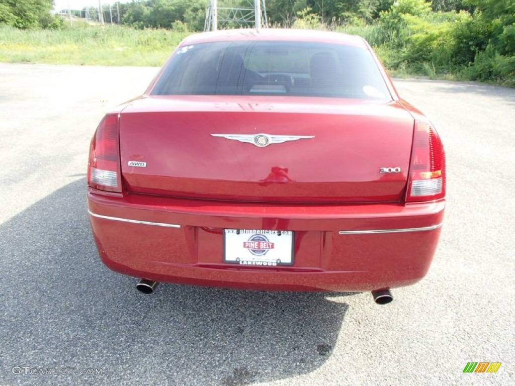 2007 300 Touring AWD - Inferno Red Crystal Pearlcoat / Dark Slate Gray/Light Slate Gray photo #9