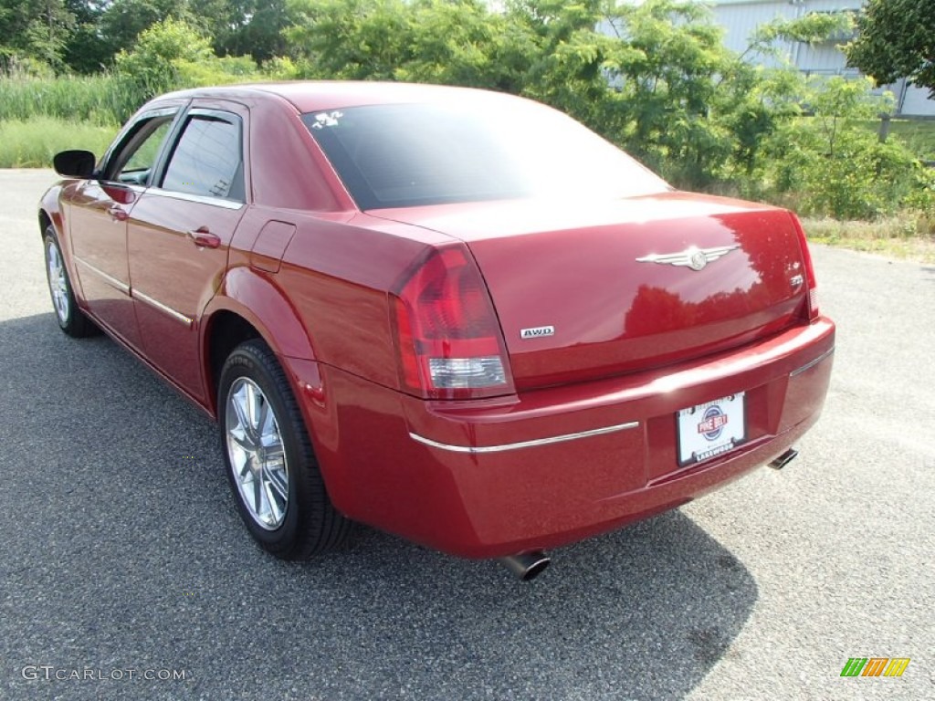 2007 300 Touring AWD - Inferno Red Crystal Pearlcoat / Dark Slate Gray/Light Slate Gray photo #10