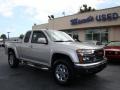 2010 Pure Silver Metallic GMC Canyon SLE Extended Cab 4x4  photo #2
