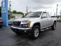 2010 Pure Silver Metallic GMC Canyon SLE Extended Cab 4x4  photo #4