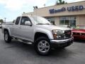 2010 Pure Silver Metallic GMC Canyon SLE Extended Cab 4x4  photo #23