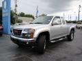 2010 Pure Silver Metallic GMC Canyon SLE Extended Cab 4x4  photo #24