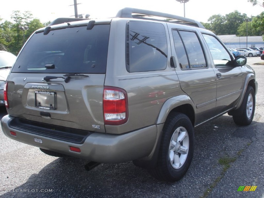 2003 Pathfinder SE 4x4 - Polished Pewter Metallic / Charcoal photo #4