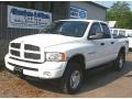 2003 Bright White Dodge Ram 2500 SLT Quad Cab 4x4  photo #1