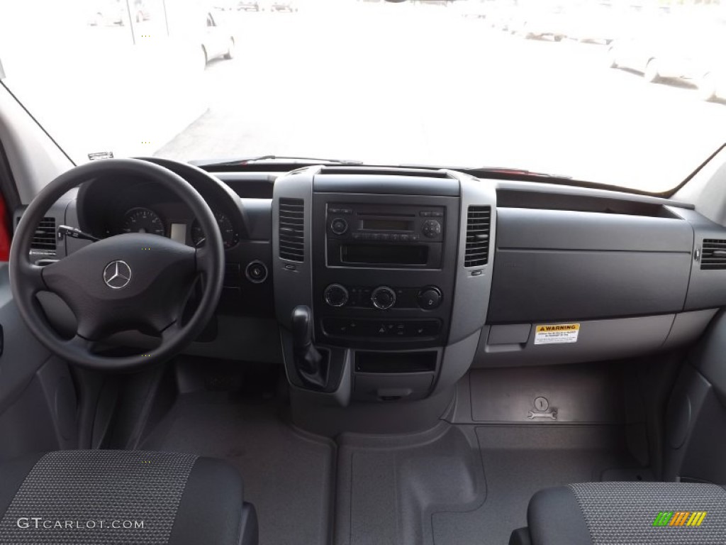 2013 Mercedes-Benz Sprinter 2500 High Roof Cargo Van Lima Black Fabric Dashboard Photo #82701418