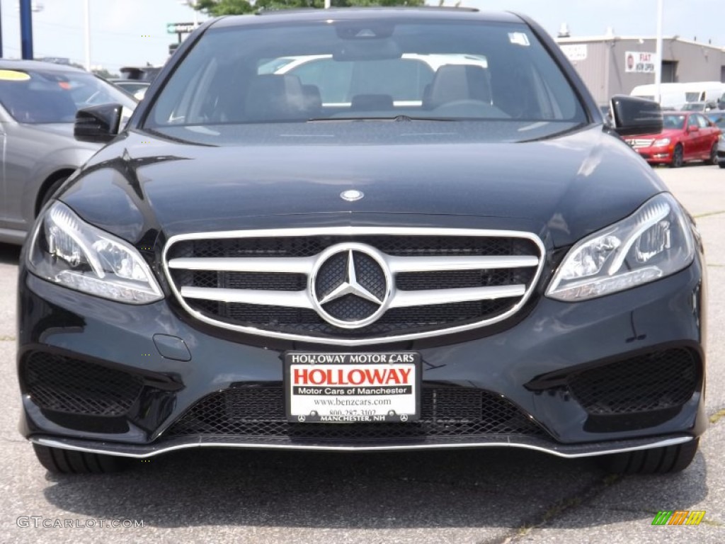 2014 E 350 4Matic Sport Sedan - Black / Black photo #2