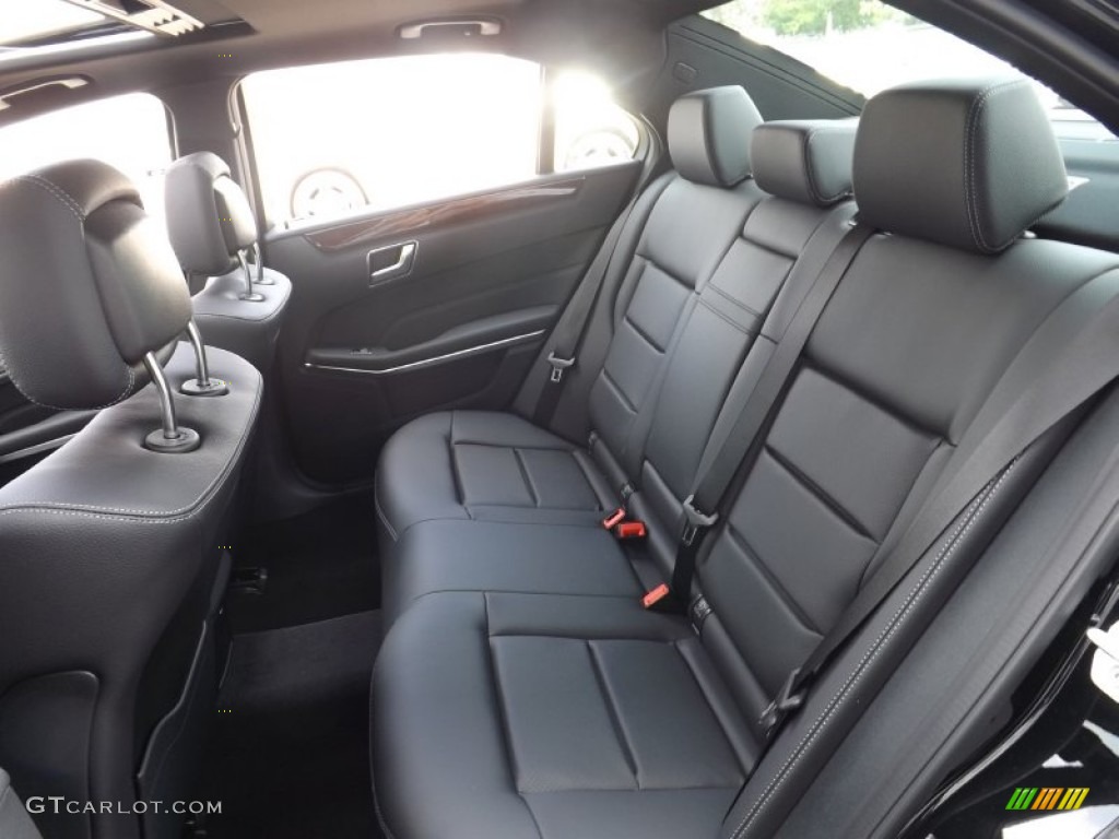 2014 E 350 4Matic Sport Sedan - Black / Black photo #6