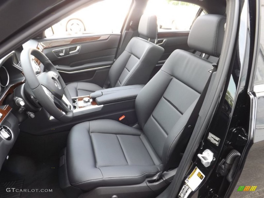 2014 E 350 4Matic Sport Sedan - Black / Black photo #11