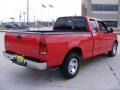 2002 Bright Red Ford F150 XLT SuperCab  photo #3