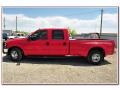 2002 Red Ford F350 Super Duty XLT Crew Cab Dually  photo #4