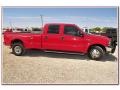 2002 Red Ford F350 Super Duty XLT Crew Cab Dually  photo #12