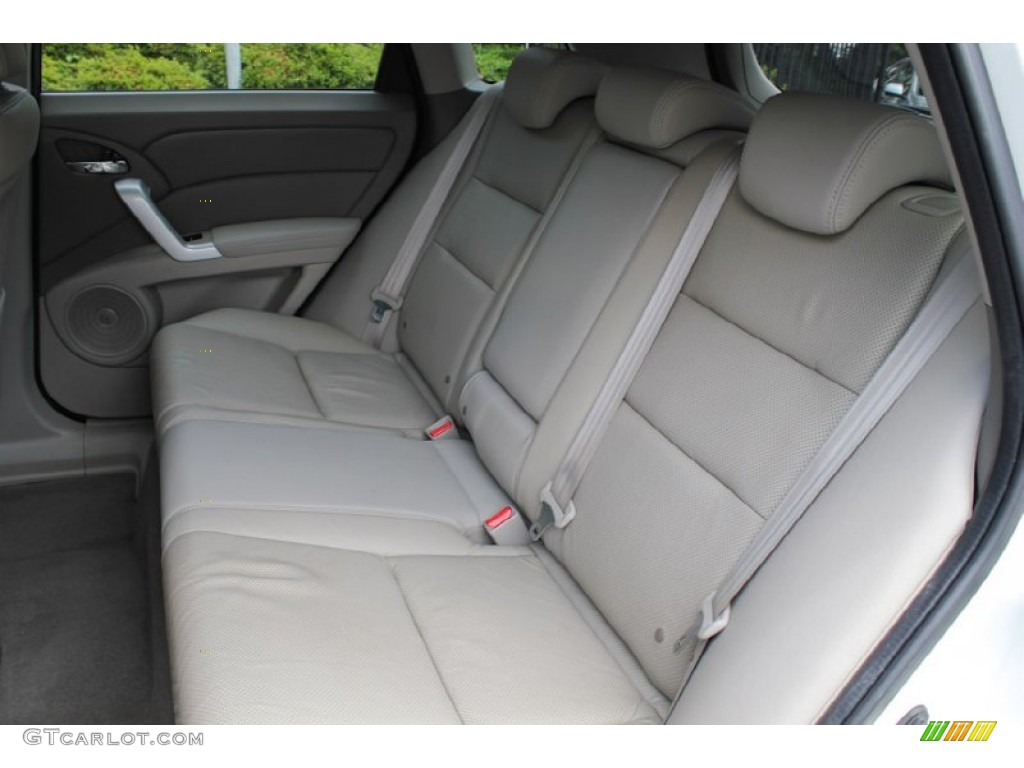 2008 Acura RDX Standard RDX Model Rear Seat Photos