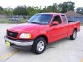 2002 Bright Red Ford F150 XLT SuperCab  photo #7