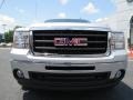 2011 Pure Silver Metallic GMC Sierra 1500 SLT Crew Cab 4x4  photo #2