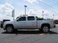 2011 Pure Silver Metallic GMC Sierra 1500 SLT Crew Cab 4x4  photo #4