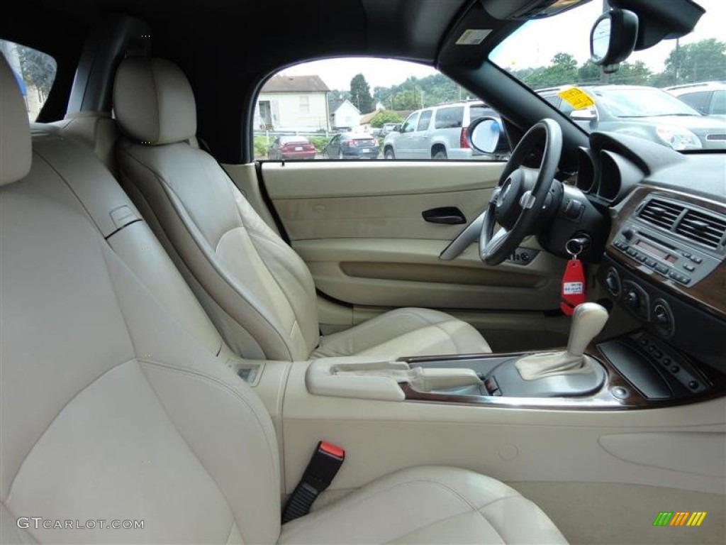 2004 Z4 3.0i Roadster - Toledo Blue Metallic / Beige photo #7