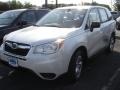 2014 Satin White Pearl Subaru Forester 2.5i  photo #1