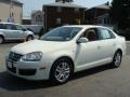 Campanella White 2007 Volkswagen Jetta Wolfsburg Edition Sedan Exterior