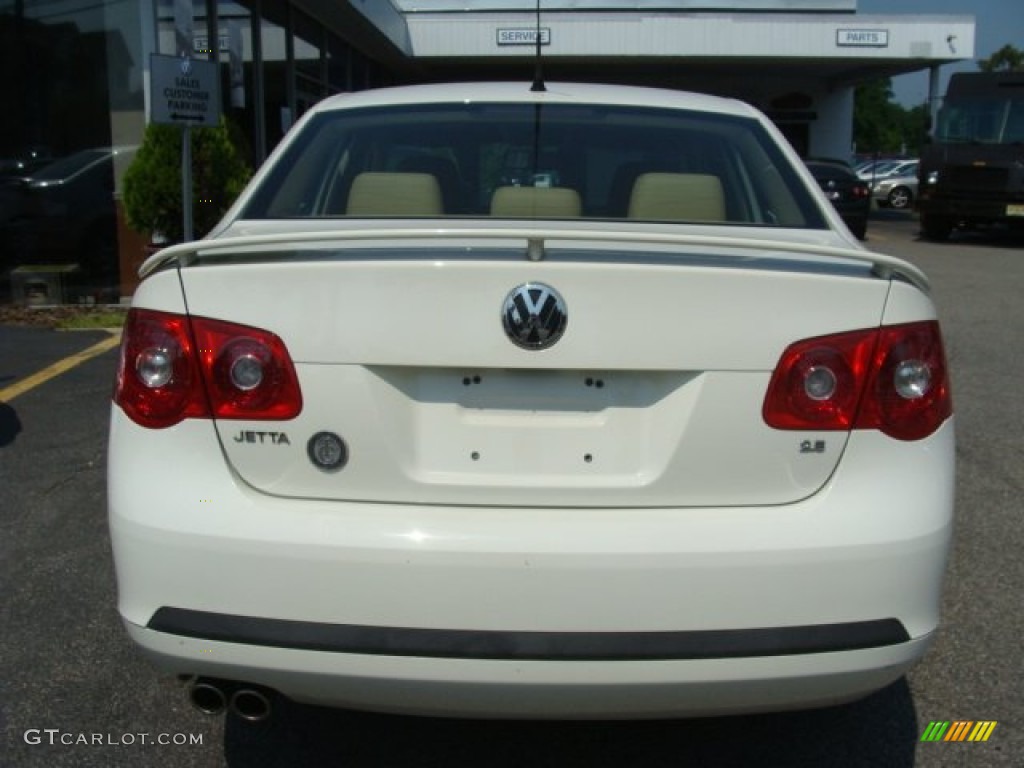 2007 Jetta Wolfsburg Edition Sedan - Campanella White / Pure Beige photo #5